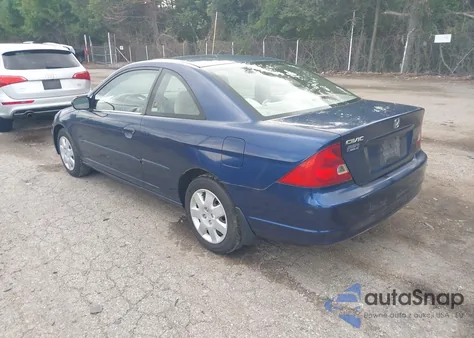 2002 Honda Civic Ex из США, поврежденный, VIN 1HGEM21932L053796